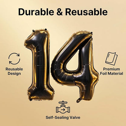 YPSelected 32 Inch Large Foil Helium Number Balloon Birthday Wedding Party 0-9 - Image 5
