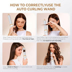 Blow Dryer Brush 5 in 1, Negative Ion Hair Dryer Brush Set Upgrade Hot Air Brush Air Styler Curling Wrap Air Curler, Curling Iron Hair Styling Tools As A Gift for Straight/Curl/Drying/Smoothing