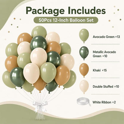 Avocado Green Balloons - Image 2