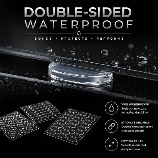309 Pcs Clear Glue Dots Removable Sticky Tack 3 Sizes | Double Sided Waterproof - Image 7