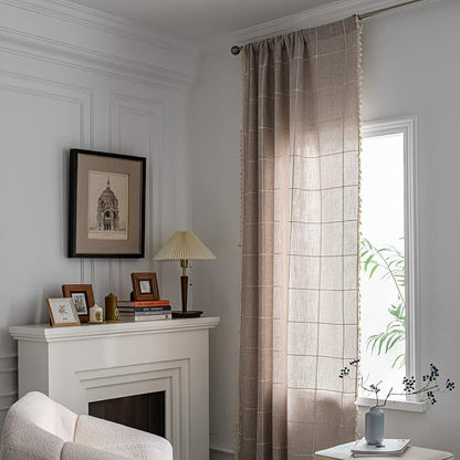Sutuo Home Boho Curtains for Bedroom 96 Inches Long, Light Filtering Country - Image 6