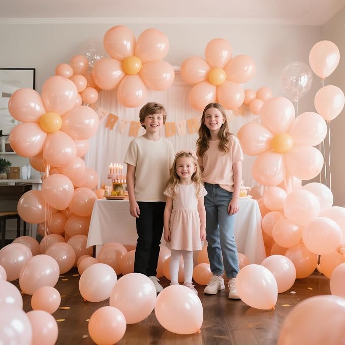 110pcs Pastel Orange Balloon 12 Inch, Pastel Orange Latex Balloons - Image 6