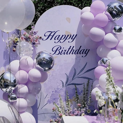 Voircoloria 130pcs Lilac Purple Balloons Garland Arch Kit, 18 12 10 5 Inch | - Image 6