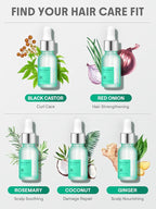 SHEGLAM Hair & Scalp Oil - 0.5 fl oz, Hydrating Serum, Macadamia & Grapeseed Oils, Soothes Dry Scalp, Balances Sebum, Adds Shine, For Sensitive Scalp & Dandruff (Rosemary)