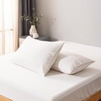 Bella Coterie | Luxury Bamboo Viscose King Size Pillowcase Set | 100% Organically Grown | Ultra Soft | Cooling | 2 Pcs [Ivory]
