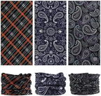 Headband Neck Gaiter Head Wrap Headwear Face Mask Magic Scarf Bandana for Men and Women