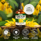 KUKKA Ylang-Ylang Essential Oils - 4 Fl Oz - for Hair, Skin, Diffuser, Aromatherapy & DIY Soap Making Scent