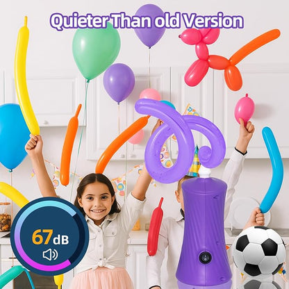 260 Balloon Pump Electric, Portable Automatic Dual Nozzle Inflator - Image 6