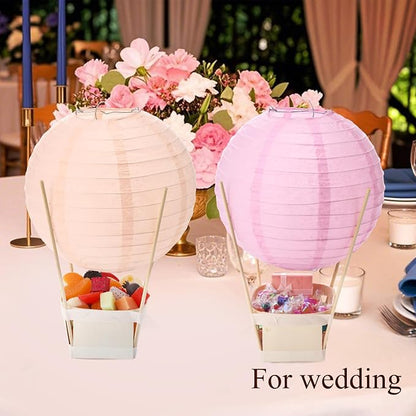 24 Set Hot Air Balloon Table Centerpieces Baby Shower Party Decoration Paper - Image 6
