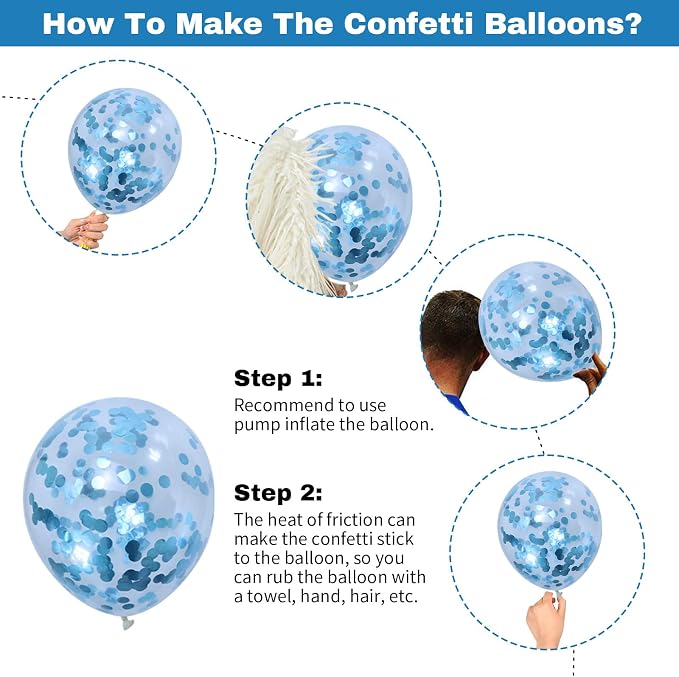 Blue Silver Balloons for Boys - Image 7