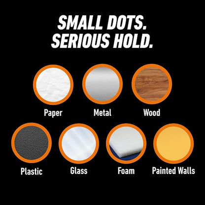 Gorilla Adhesive Dots, Double-Sided, 0.5" Diameter, 150 Pieces | No Mess - Image 3