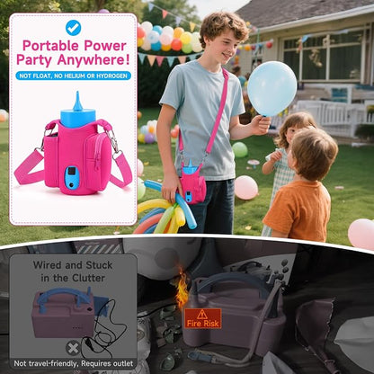 Rechargeable Balloon Pump, Portable Cordless Balloon Inflator - Image 4