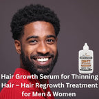 Ebony Medical DHT Blocker Hair Growth Serum for Thinning Hair – Hair Regrowth Treatment for Men & Women – Procapil Formula – Thickens Fine Hair – Liposomal Scalp Serum – 2 fl oz