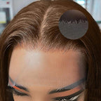 250 Density 13x6 SKINLIKE Real HD Lace Wigs 15A Chocolate Brown Lace Frontal wigs Human Hair Invisible 0.1mm Ultra-thin Frayed Ends Full Cuticle Aligned Virgin Hair Tiny Knots (32 Inch,Chocolate Wig)