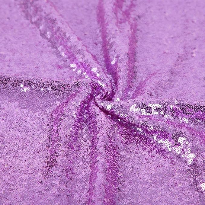 JYFLZQ Lavender Sequin Backdrop Curtains 2ft x 8ft 2 Panel Glitter Photo Booth - Image 4