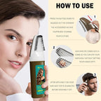 Brown Hair Dye,Hair Dye Shampoo for Women,Hair Color for Gray Hair Coverage Permanent,Comb Dyeing Champu Para CanasHair Dye 4 in 1 With Comb Herbal Natural Plant Hair Color Shampoo(Brown)