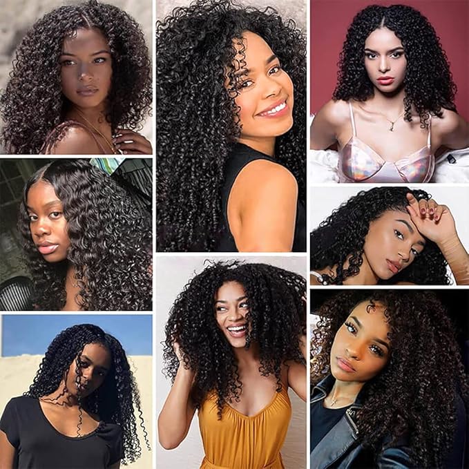 Human Hair Bundles Color 1B Deep Wave Bundles 24 Inch Double Weft Natural Black Deep Wave Bundle Hair Weave Niegmeag Brazilian Virgin Soft and Silky Remy Hair Extensions 100g