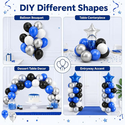 Blue & Black Balloons - Image 7