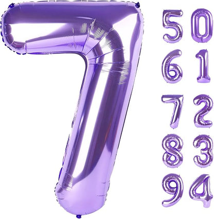 Purple 7 Balloon by IWERP