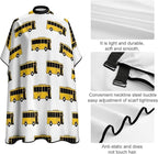 Adjustable Salon Cape, Dyeing Salon Apron School Bus Shampoo Cutting Household Capes Wrap for Hair Dye