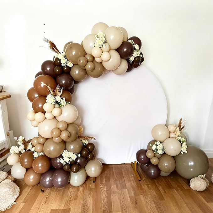 Lukiituke Brown Balloons, Thanksgiving Decorations - Image 5