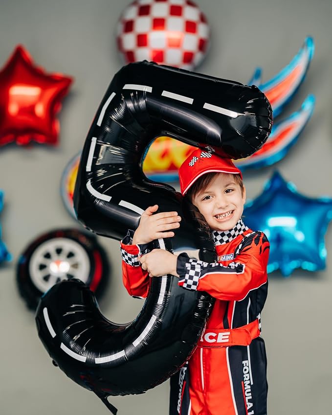 Race Car Number 6 Balloon 40 Inch - Image 4