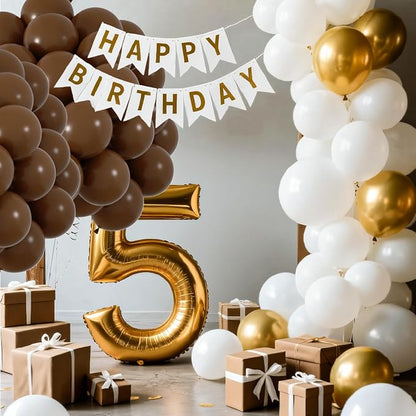 50pcs Dark Brown Balloons, Helium 12inch Brown Party Balloons - Image 4