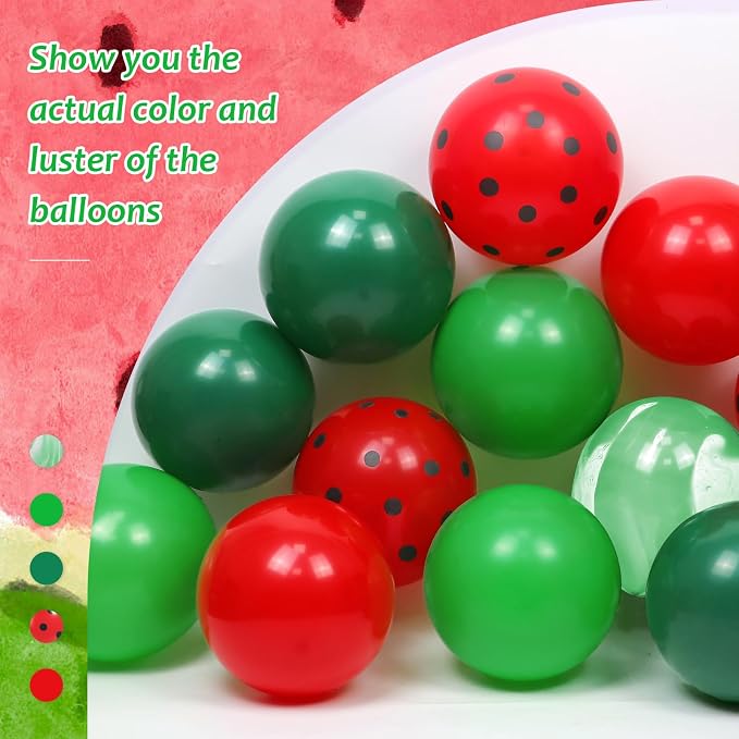 60pcs Watermelon Balloons 12inch - Image 4