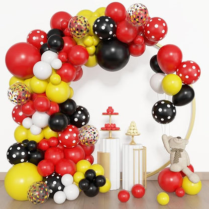 Amandir 153pcs Red Yellow Black Balloon Garland Arch Kit Different Sizes | 18 - Image 2