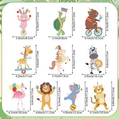 Hooqict Party Animal Banner Animal Birthday Party Decorations Happy Birthday - Image 2