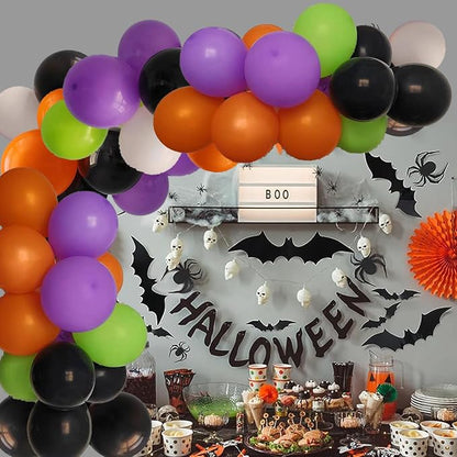 100pcs Halloween Balloons w/Ribbon 12 Inch - Image 6