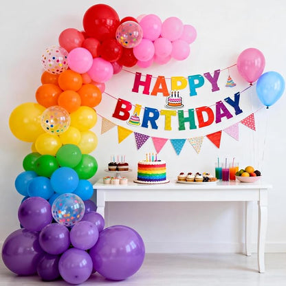 Rainbow Balloons Arch Kit - Image 4