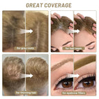 VOLLUCK Root Touch up Powder, Instant Hairline Powder for Thinning Areas and Gray Hair Coverage, Natural and Non-greasy Root Cover up for Women and Men (Medium Blonde, 0.14 Ounce)
