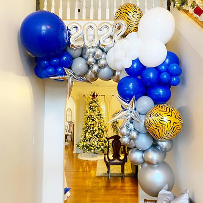 Voircoloria 66pcs Royal Blue Latex Party Balloons, 12inch | - Image 6