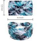 IVARYSS Wide Headbands for Women, Knotted Head Wraps Turbans, Large African Style Head Bands Hair Accessories, 6 Pack (Floral)