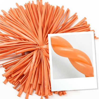 Party Balloons - Peach 260 Long Balloons - Image 4