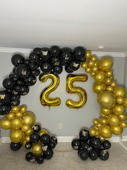 Gold Number 5 Balloon 40 Inch - Image 2