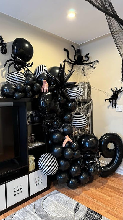 40 inch Number Balloon 0-9 Black Large Number 19 Balloons, Digital Balloons - Image 3