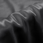 Aormenzy Satin Pillow Cases for Women Queen Size Set of 2, Black Satin Pillowcase for Hair with Envelope Closure Silky Pillow Covers Wrinkle, Fade Resistant (20x30 Inches)