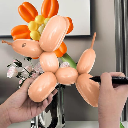 100Pcs Nude 260 Balloons - Image 5