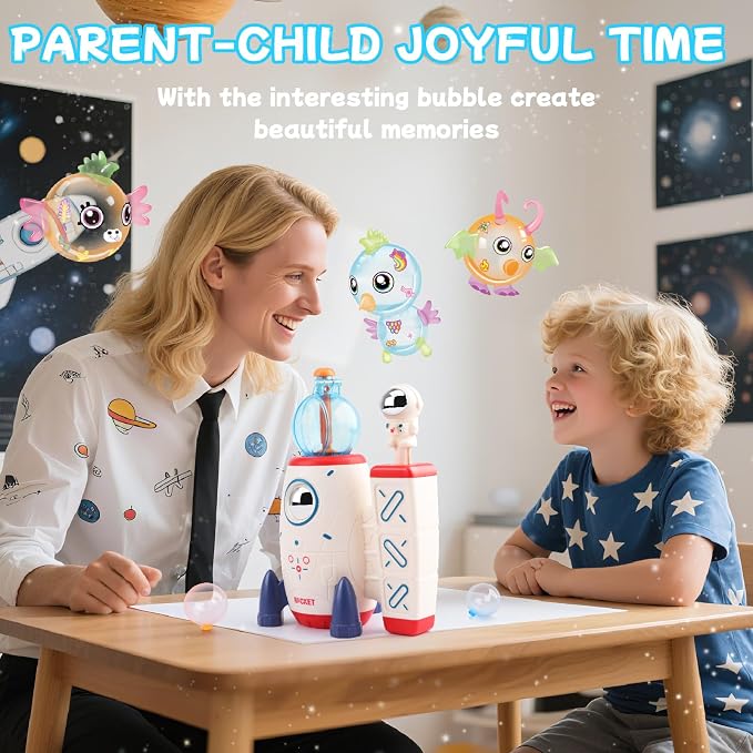 Amy&Benton 195PCS Space Rocket DIY Sticky Balloons - Image 8