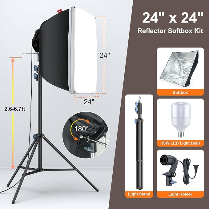 LINCO Lincostore Photo Video Studio Light Kit AM169 | Photography lighting kit - Image 5