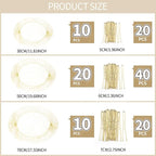Teenitor Hair Nets Invisible Elastic Edge Mesh and Bobby Pins Set,40 Pieces HairNets, 80 Pieces U Shaped Pins for Ballet Bun,3 Size, Blonde