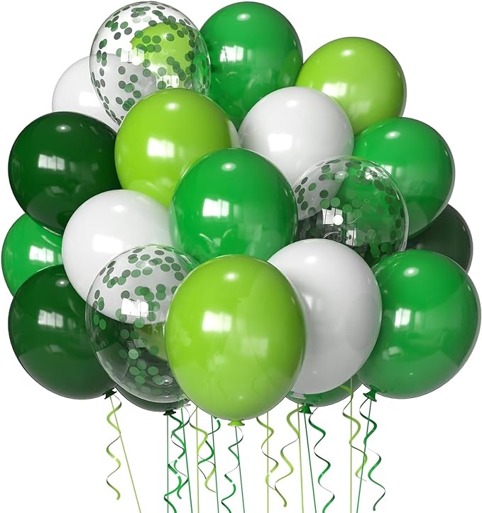 Green Balloons Dark Green Balloon Set by Msiveavz