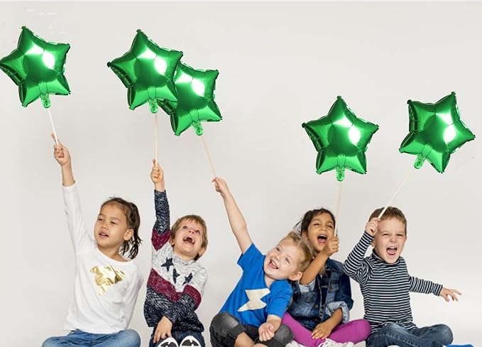 10PCS 18" Star Balloons Foil Balloons Foil Membrane Balloons Party & Wedding - Image 3