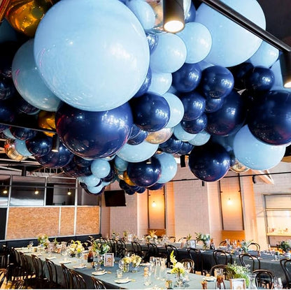 PartyWoo Baby Blue Balloons 20pcs Light Pastel Sky Aqua Blue Color | 18 Inch - Image 5