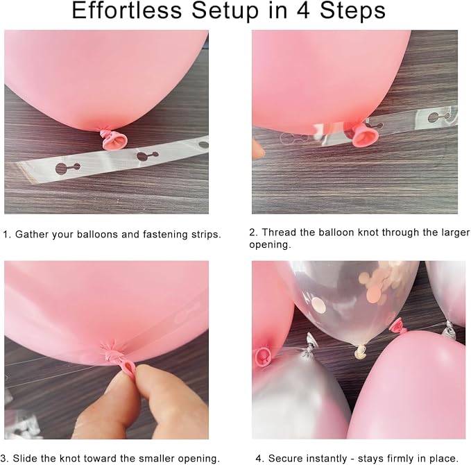Pink and Purple Butterfly Balloon Arch Garland Kit, Big Butterfly Decorations - Image 3