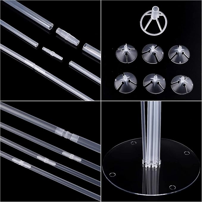 Balloon Stand Kit for Party and Wedding Decorations Celebrations 4 Sets Balloon - Image 3