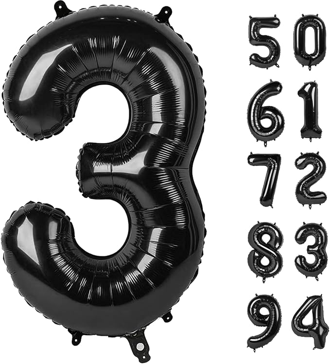 Black 3 Balloon by IWERP