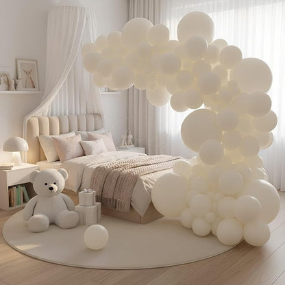 Vellax 146-Pc White Balloon Garland Arch Kit, Baby Shower, DIY | 146-pc white - Image 5